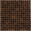 The Mosaic Factory Amsterdam Mozaiek Tegel Vierkant - Bruin Glas Goud Serie 322x322 mm