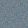 The Mosaic Factory Amsterdam Mozaiek Tegel Vierkant - Cyaan Glas Goud Serie 322x322 mm