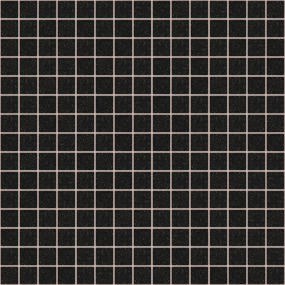 The Mosaic Factory Amsterdam Mozaiek Tegel Vierkant - Donker Bruin Glas Basic 322x322 mm