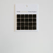 The Mosaic Factory Amsterdam Mozaiek Tegel Vierkant - Donker Bruin Glas Basic 322x322 mm