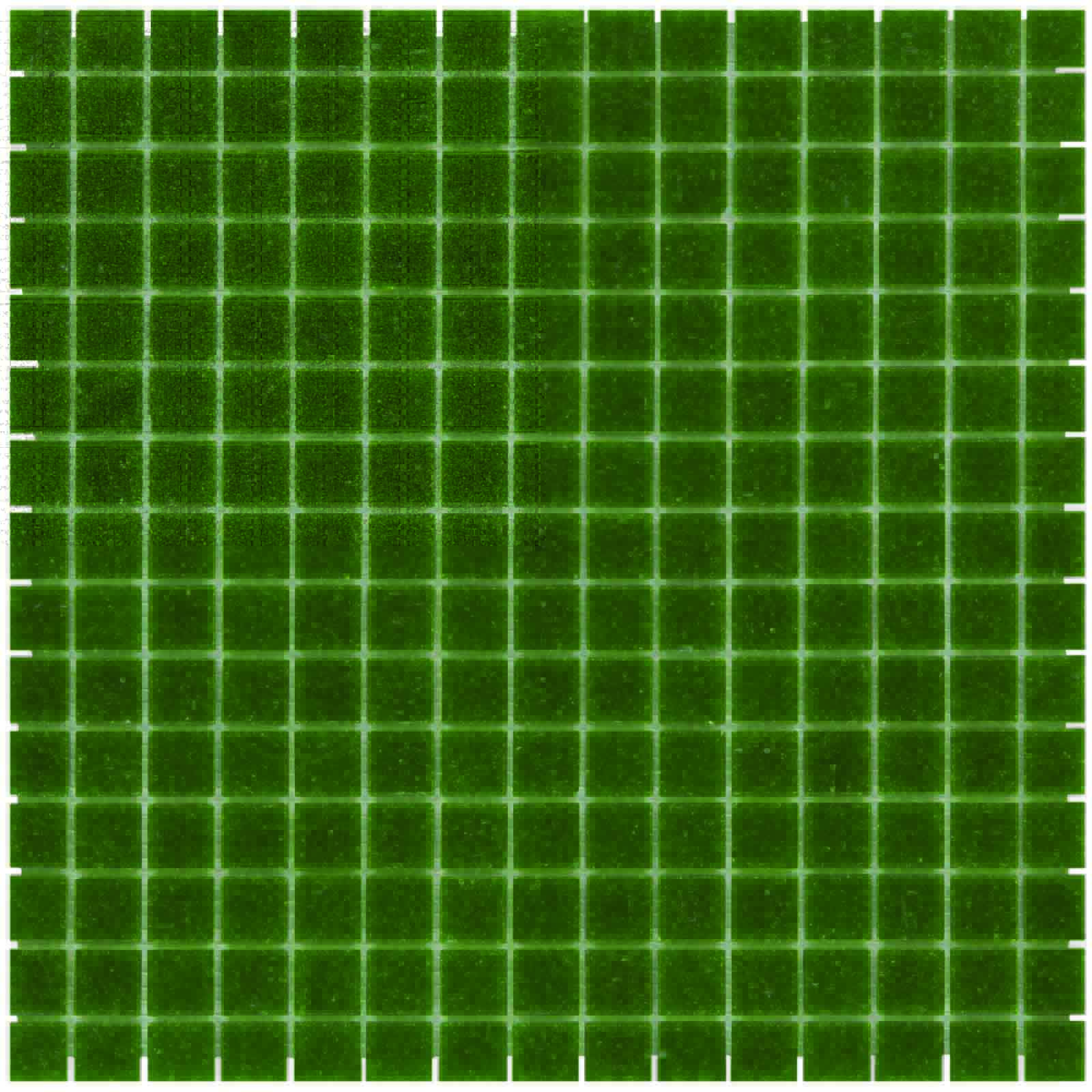 The Mosaic Factory Amsterdam Mozaiek Tegel Vierkant - Donker Groen Glas Basic 322x322 mm