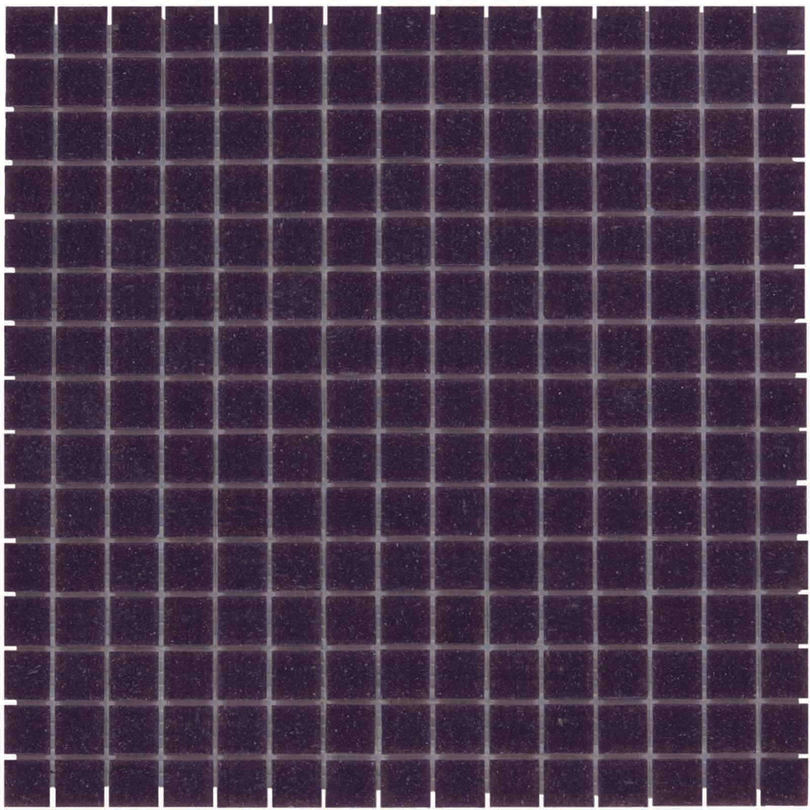 The Mosaic Factory Amsterdam Mozaiek Tegel Vierkant - Donker Paars Glas Basic 322x322 mm