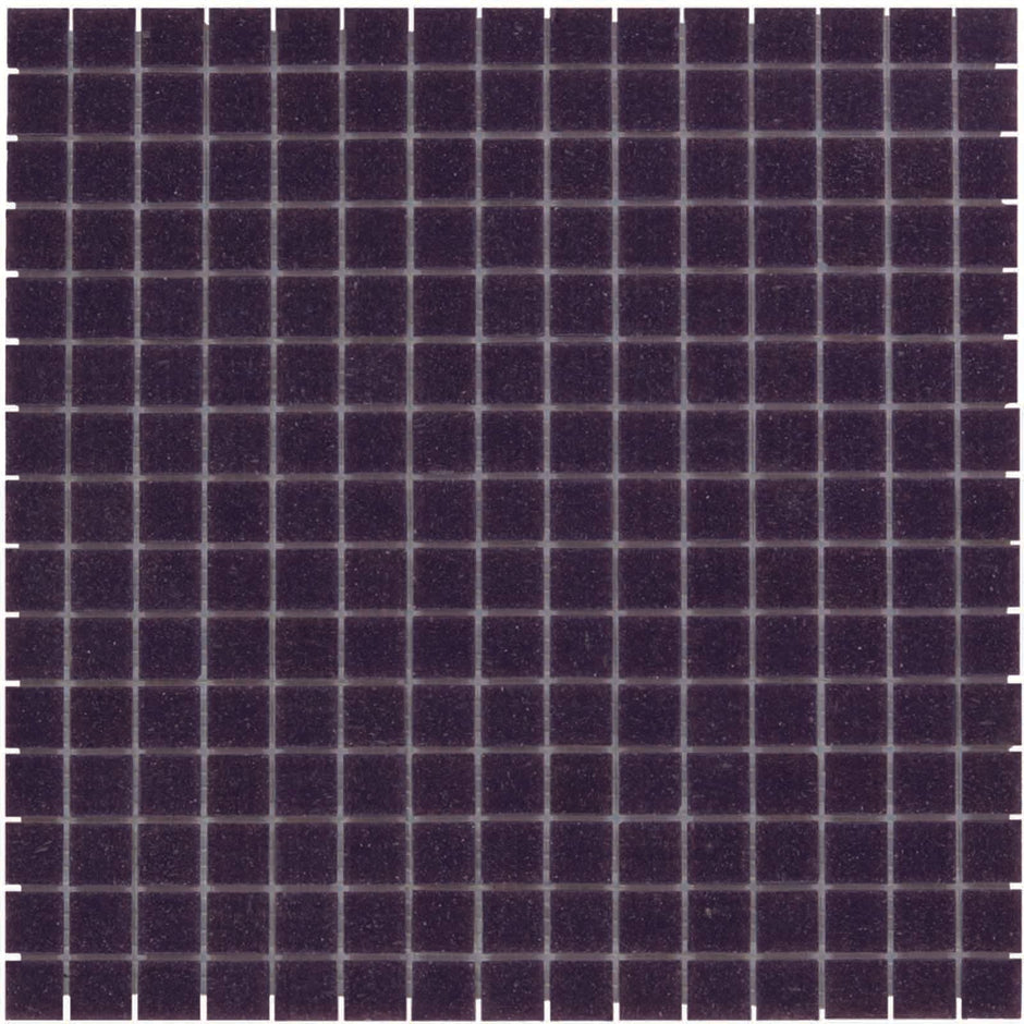 The Mosaic Factory Amsterdam Mozaiek Tegel Vierkant - Donker Paars Glas Basic 322x322 mm