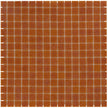 The Mosaic Factory Amsterdam Mozaiek Tegel Vierkant - Donker Terra Glas Basic 322x322 mm