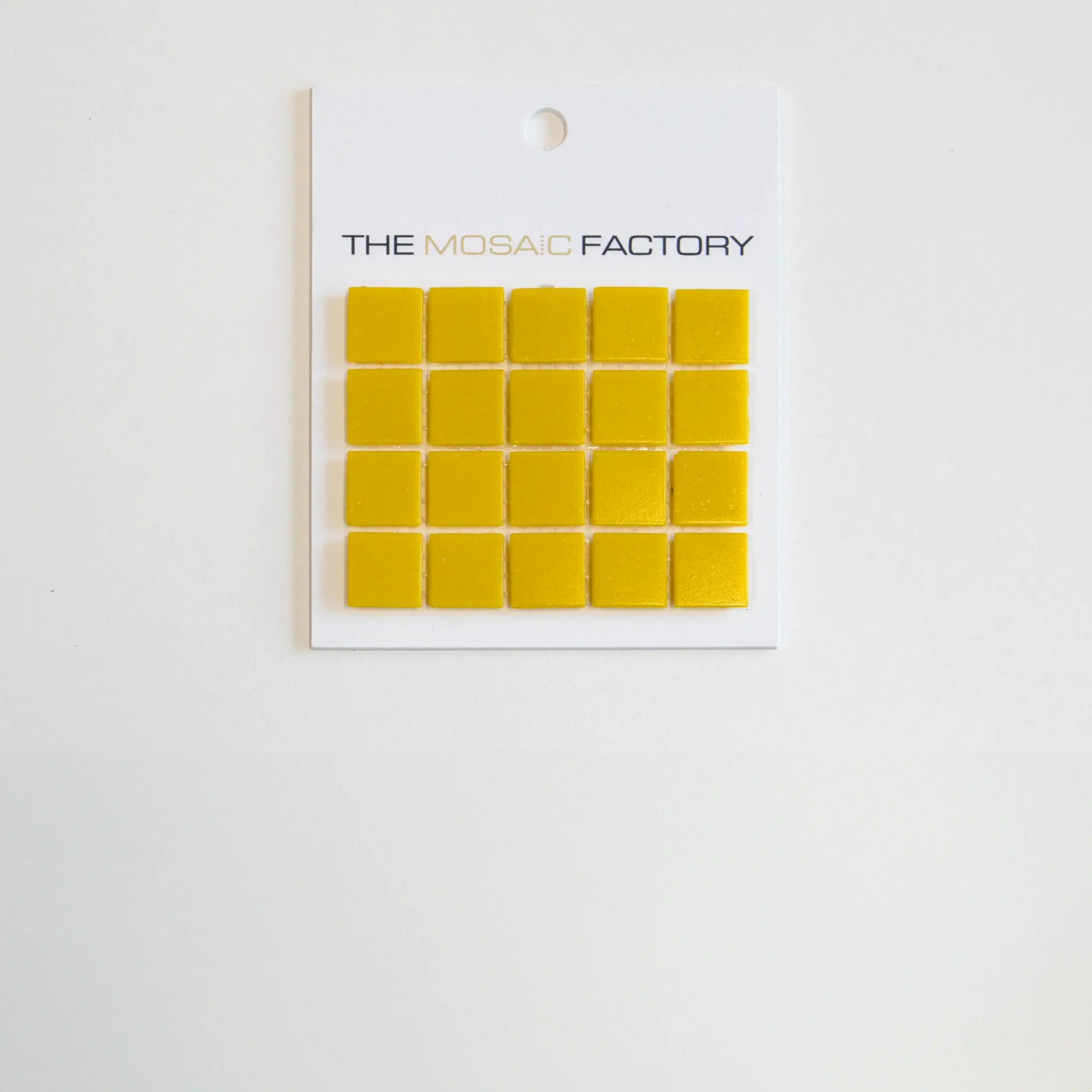 The Mosaic Factory Amsterdam Mozaiek Tegel Vierkant - Geel Glas Basic 322x322 mm