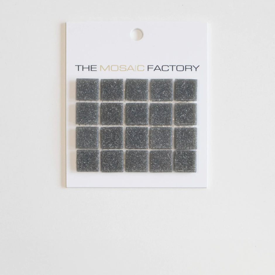 The Mosaic Factory Amsterdam Mozaiek Tegel Vierkant - Grijs Glas Basic 322x322 mm