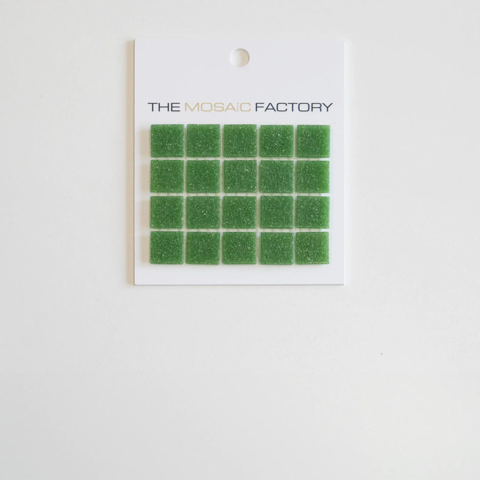 The Mosaic Factory Amsterdam Mozaiek Tegel Vierkant - Groen Glas Basic 322x322 mm