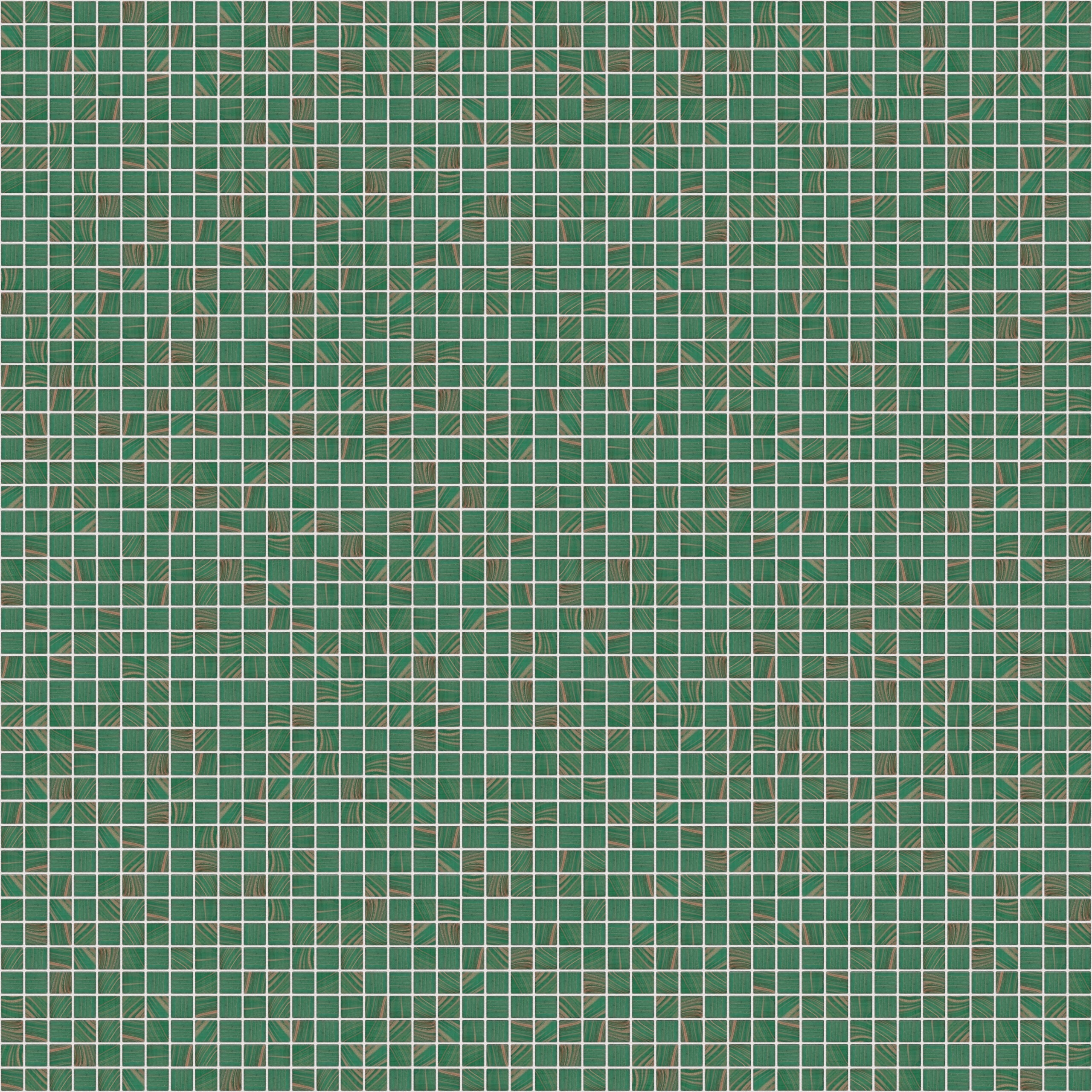 The Mosaic Factory Amsterdam Mozaiek Tegel Vierkant - Groen Glas Goud Serie 322x322 mm