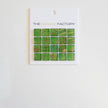 The Mosaic Factory Amsterdam Mozaiek Tegel Vierkant - Groen Glas Goud Serie 322x322 mm