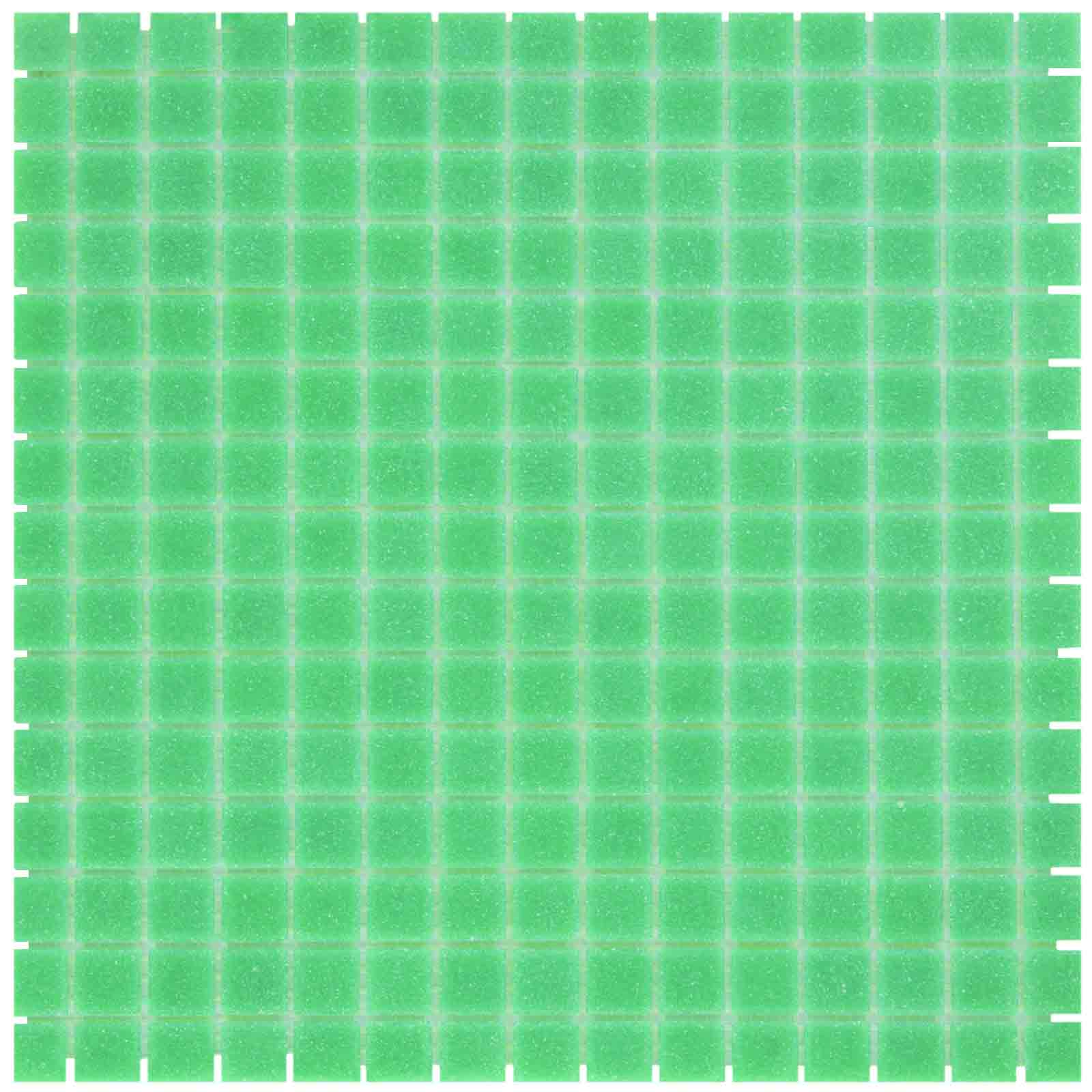 The Mosaic Factory Amsterdam Mozaiek Tegel Vierkant - Jade Groen Glas Basic 322x322 mm