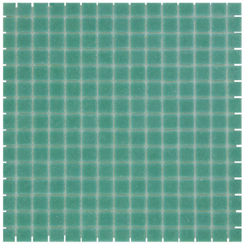 The Mosaic Factory Amsterdam Mozaiek Tegel Vierkant - Jade Groen Glas Basic 322x322 mm