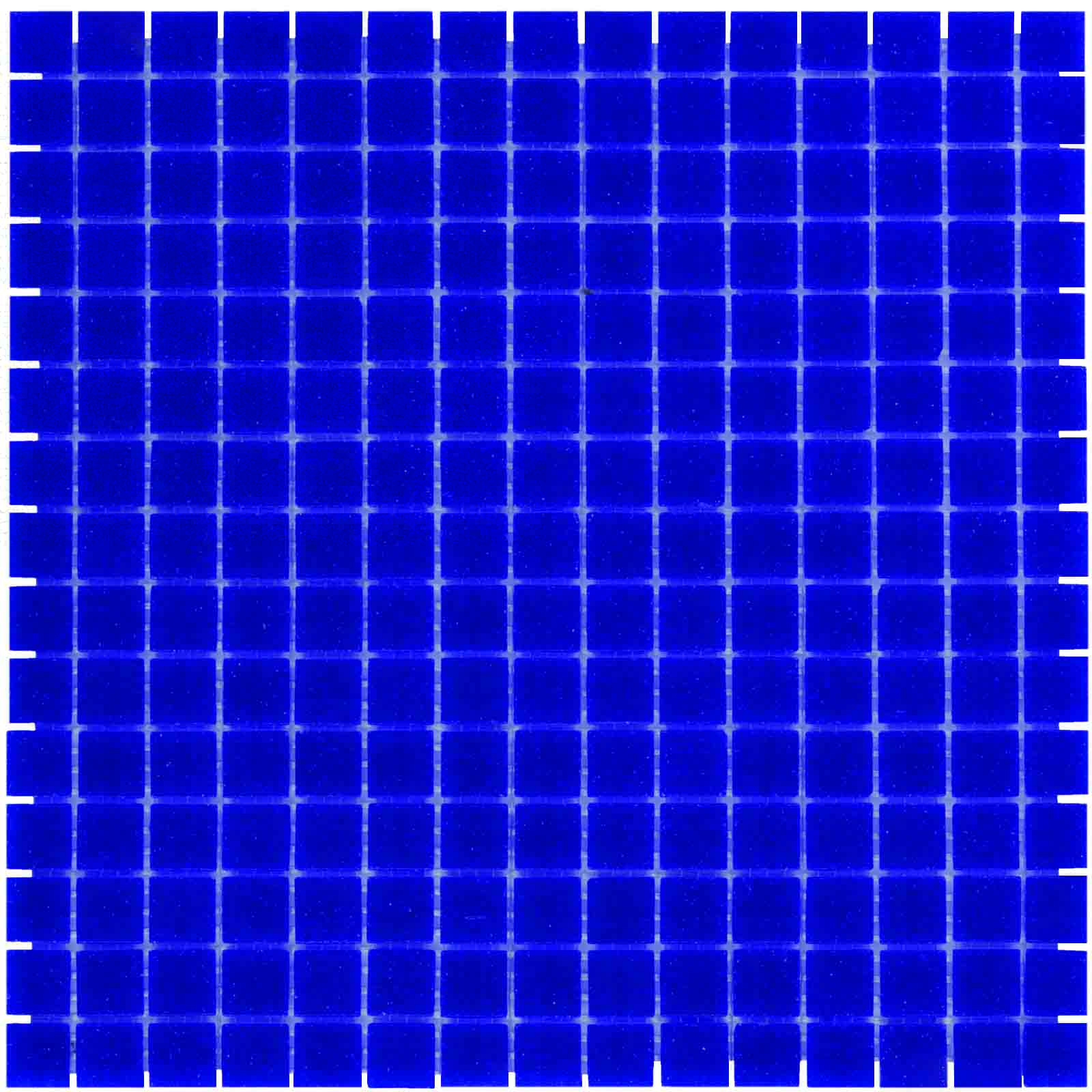 The Mosaic Factory Amsterdam Mozaiek Tegel Vierkant - Kobalt Blauw Glas Basic 322x322 mm