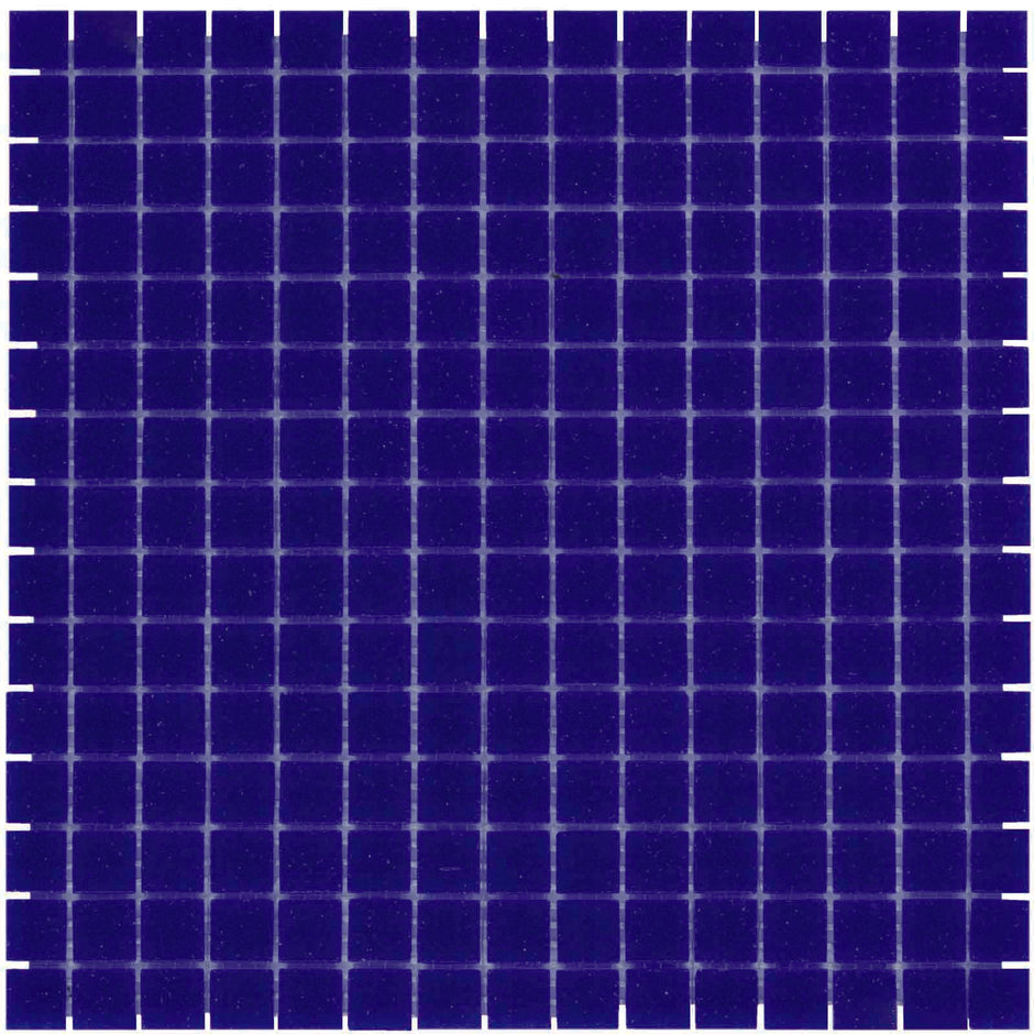 The Mosaic Factory Amsterdam Mozaiek Tegel Vierkant - Kobalt Blauw Glas Basic 322x322 mm
