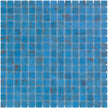 The Mosaic Factory Amsterdam Mozaiek Tegel Vierkant - Licht Blauw Glas Goud Serie 322x322 mm