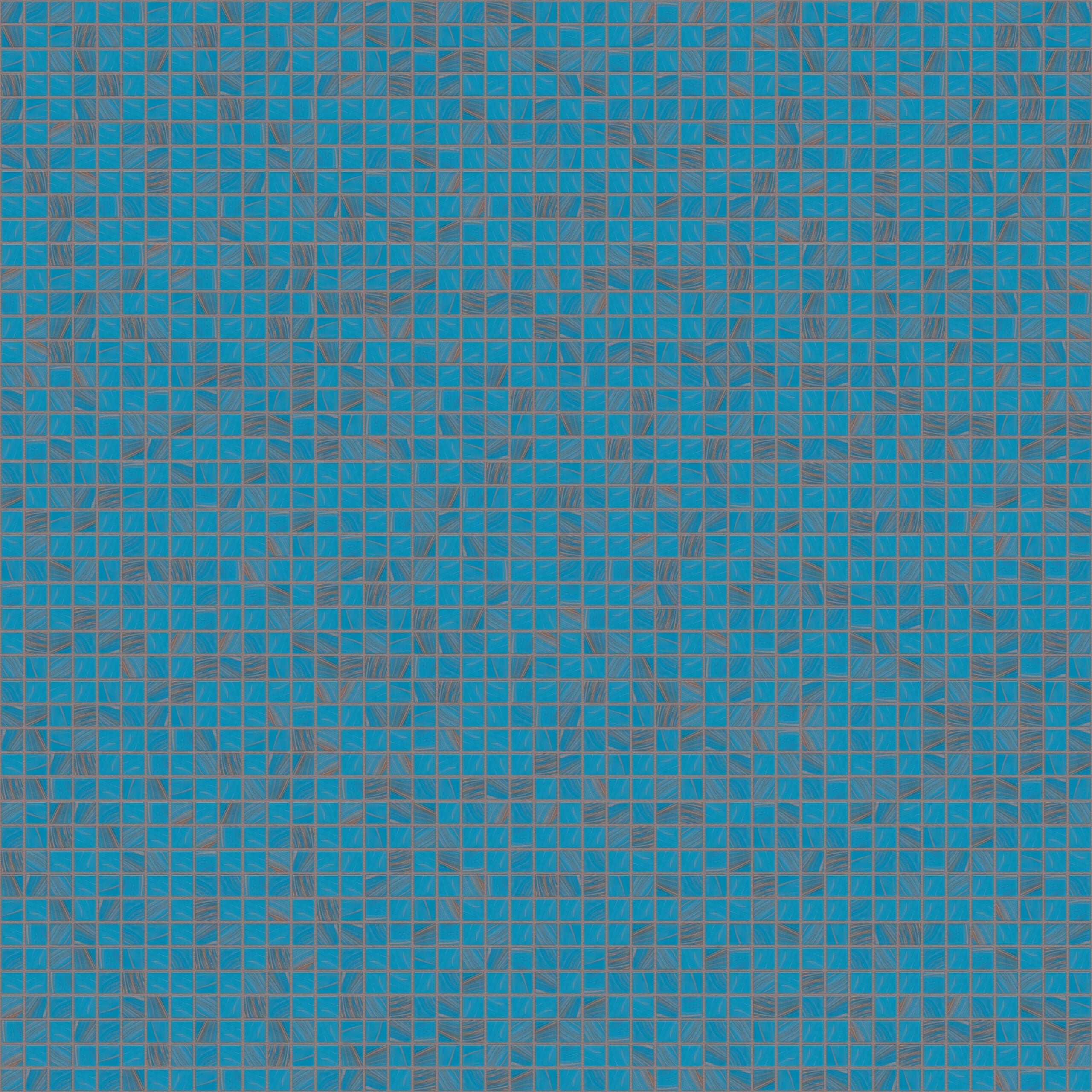 The Mosaic Factory Amsterdam Mozaiek Tegel Vierkant - Licht Blauw Glas Goud Serie 322x322 mm