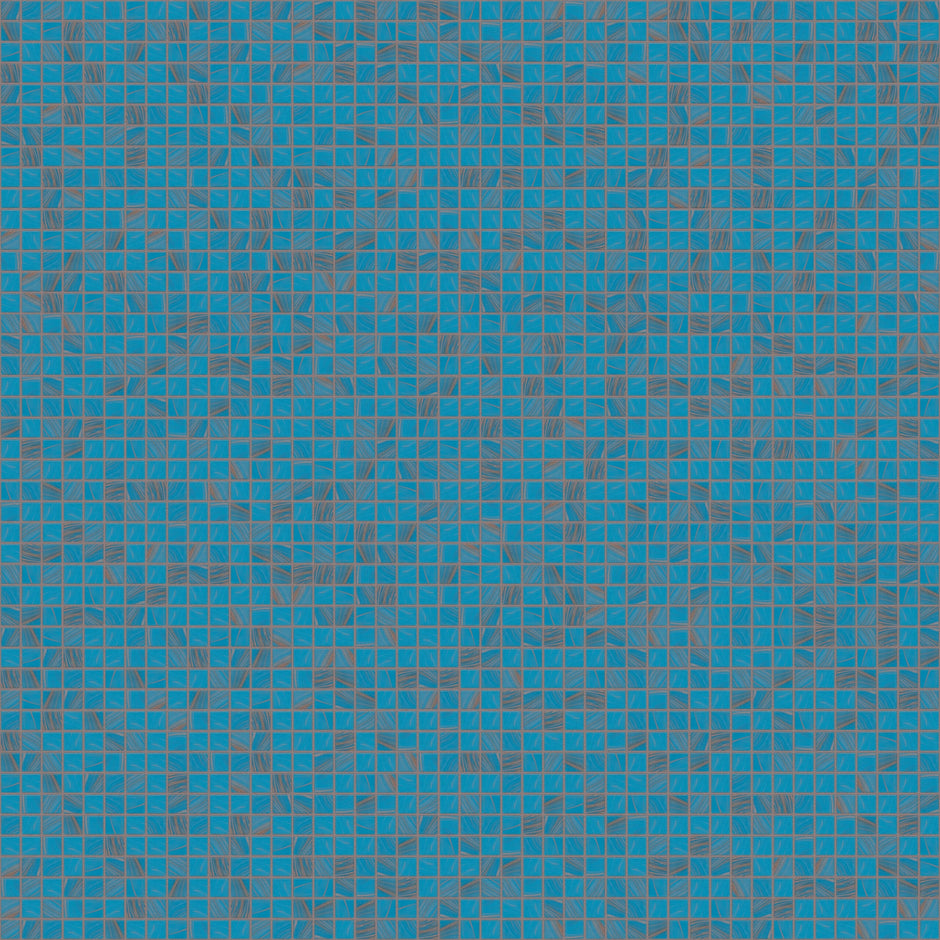 The Mosaic Factory Amsterdam Mozaiek Tegel Vierkant - Licht Blauw Glas Goud Serie 322x322 mm
