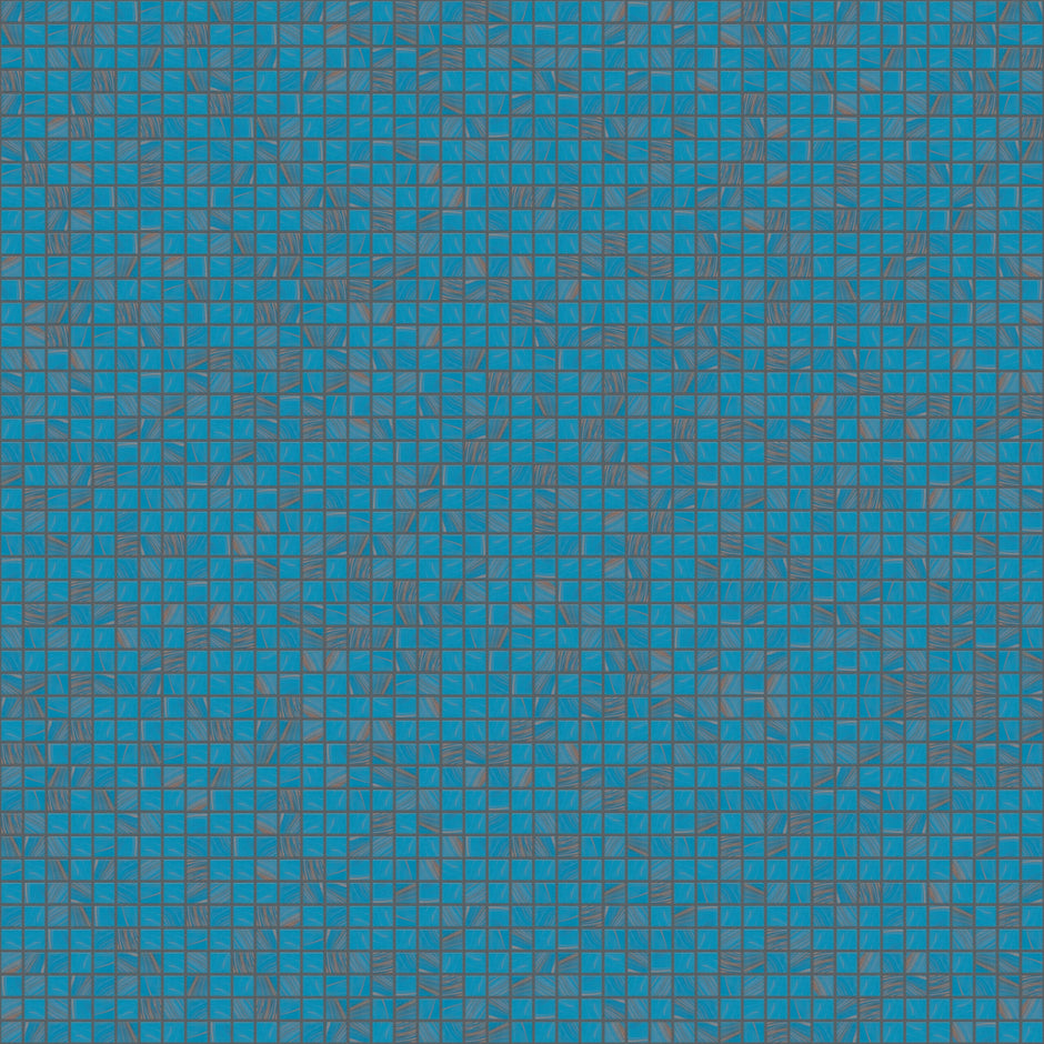 The Mosaic Factory Amsterdam Mozaiek Tegel Vierkant - Licht Blauw Glas Goud Serie 322x322 mm