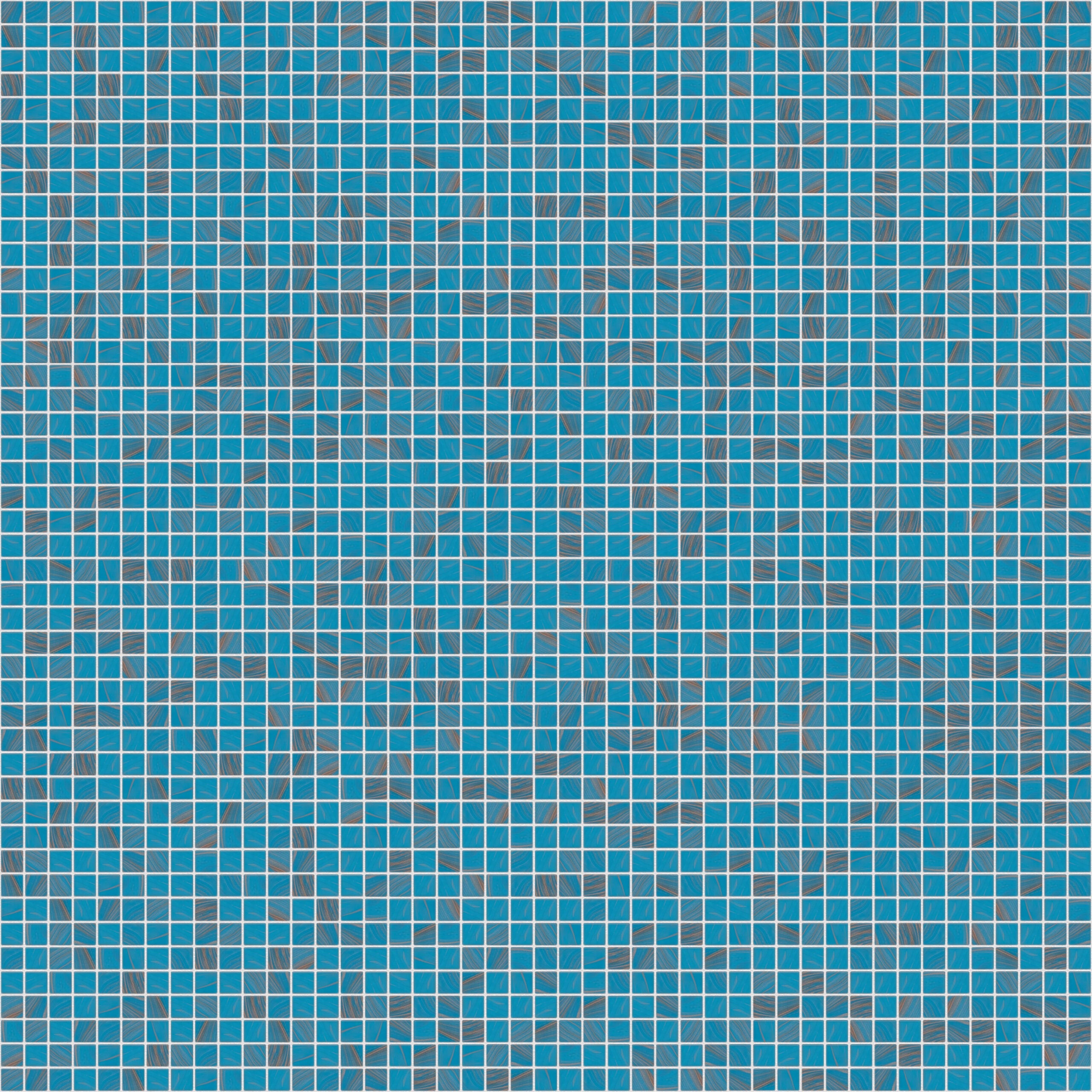 The Mosaic Factory Amsterdam Mozaiek Tegel Vierkant - Licht Blauw Glas Goud Serie 322x322 mm
