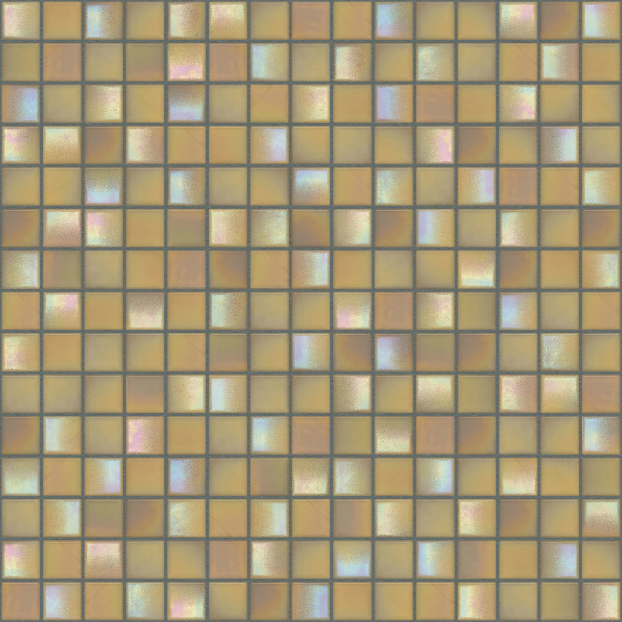 The Mosaic Factory Amsterdam Mozaiek Tegel Vierkant - Licht Creme Glas Parelmoer Serie 322x322 mm