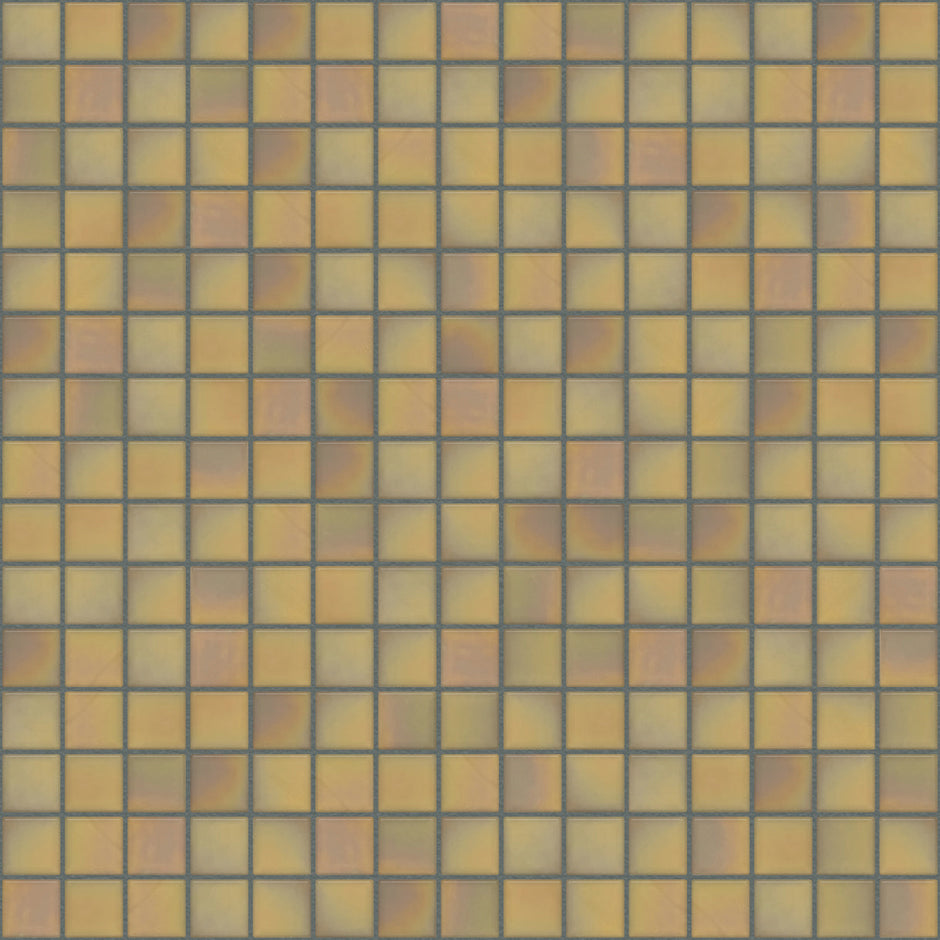 The Mosaic Factory Amsterdam Mozaiek Tegel Vierkant - Licht Creme Glas Parelmoer Serie 322x322 mm