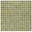 The Mosaic Factory Amsterdam Mozaiek Tegel Vierkant - Licht Groen Glas Goud Serie 322x322 mm
