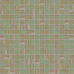 The Mosaic Factory Amsterdam Mozaiek Tegel Vierkant - Licht Groen Glas Goud Serie 322x322 mm