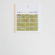 The Mosaic Factory Amsterdam Mozaiek Tegel Vierkant - Licht Groen Glas Goud Serie 322x322 mm