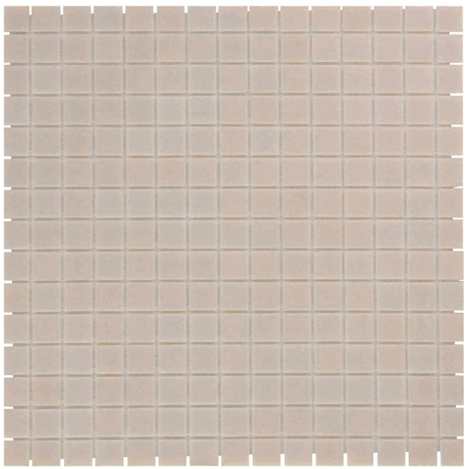 The Mosaic Factory Amsterdam Mozaiek Tegel Vierkant - Licht Terra Glas Basic 322x322 mm