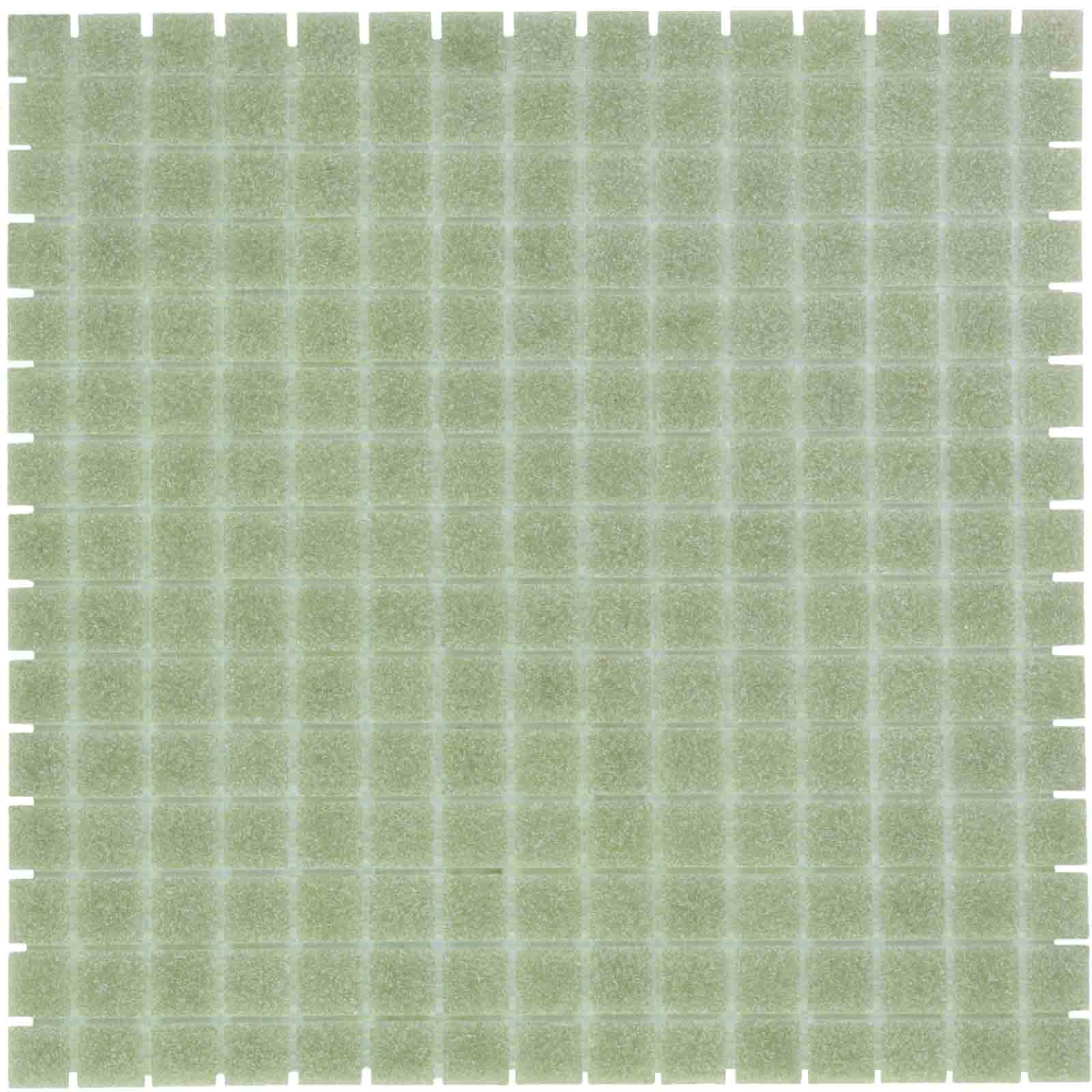 The Mosaic Factory Amsterdam Mozaiek Tegel Vierkant - Midden Grijs Glas Basic 322x322 mm
