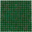 The Mosaic Factory Amsterdam Mozaiek Tegel Vierkant - Midden Groen Glas Goud Serie 322x322 mm
