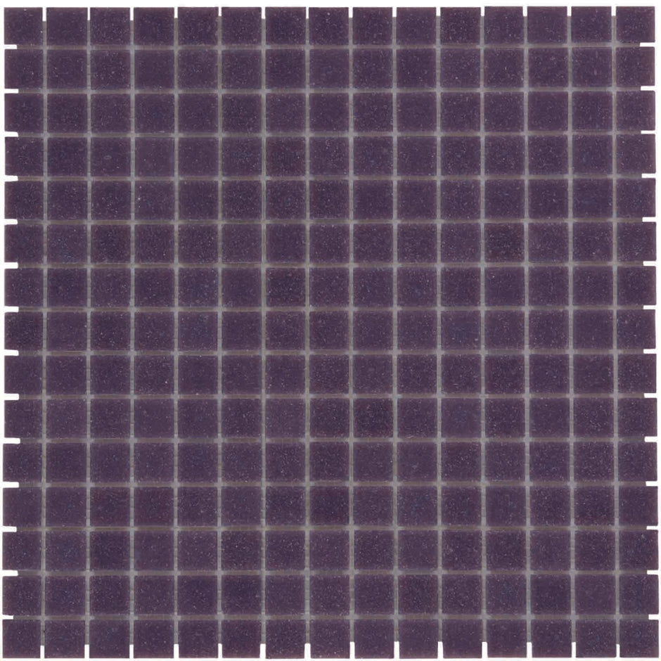 The Mosaic Factory Amsterdam Mozaiek Tegel Vierkant - Paars Glas Basic 322x322 mm