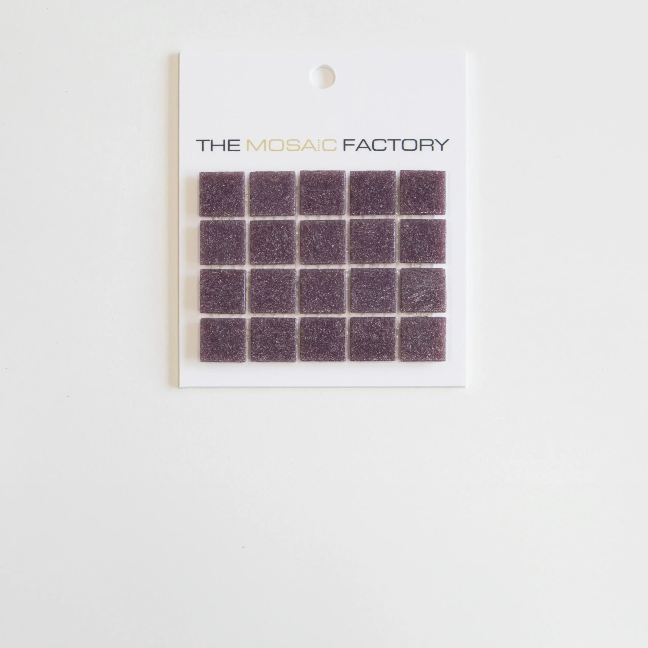 The Mosaic Factory Amsterdam Mozaiek Tegel Vierkant - Paars Glas Basic 322x322 mm