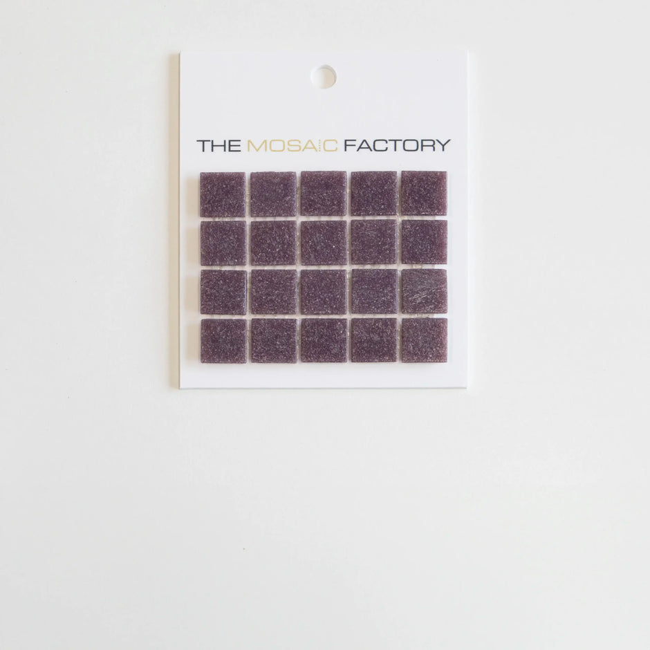 The Mosaic Factory Amsterdam Mozaiek Tegel Vierkant - Paars Glas Basic 322x322 mm