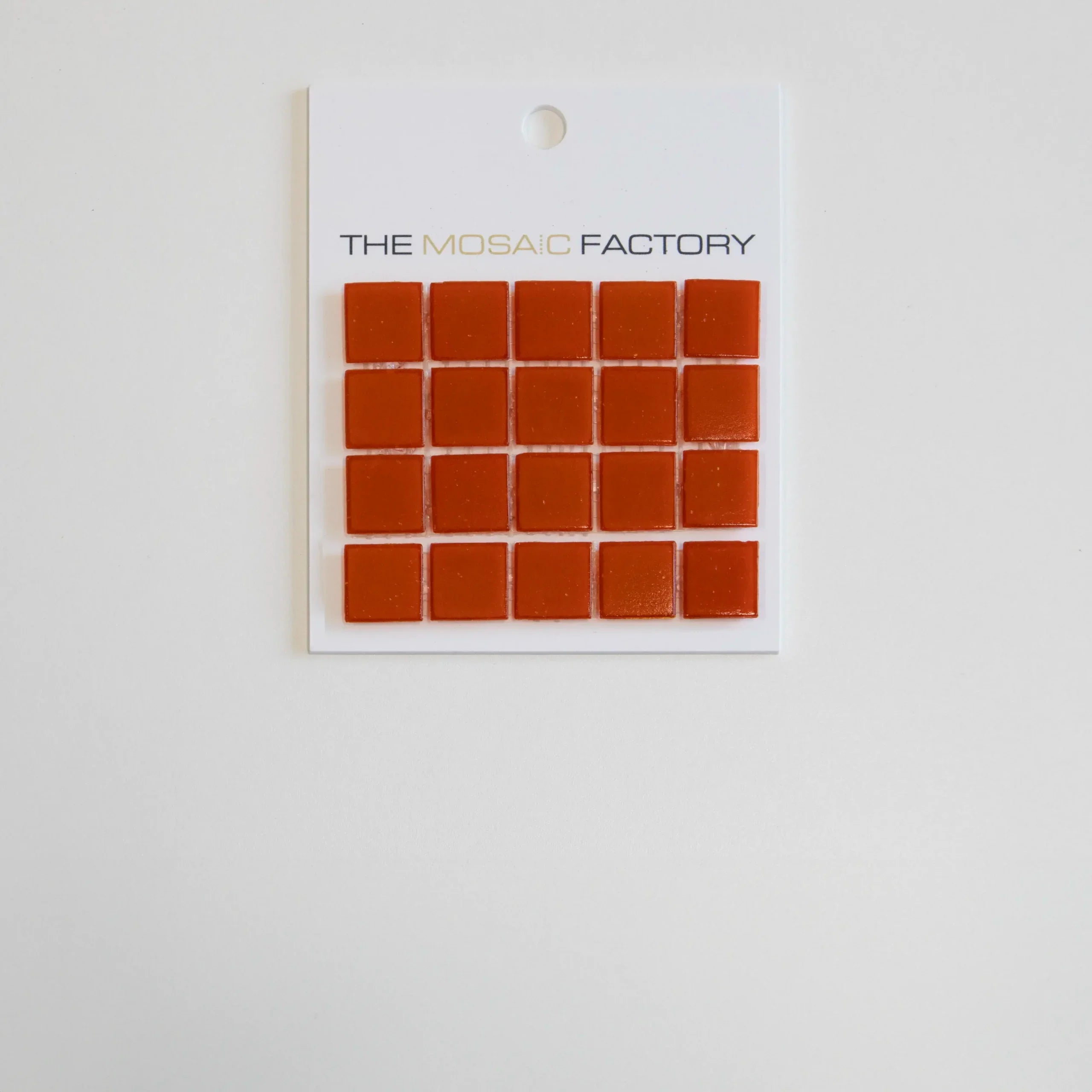 The Mosaic Factory Amsterdam Mozaiek Tegel Vierkant - Red Glas Basic 322x322 mm