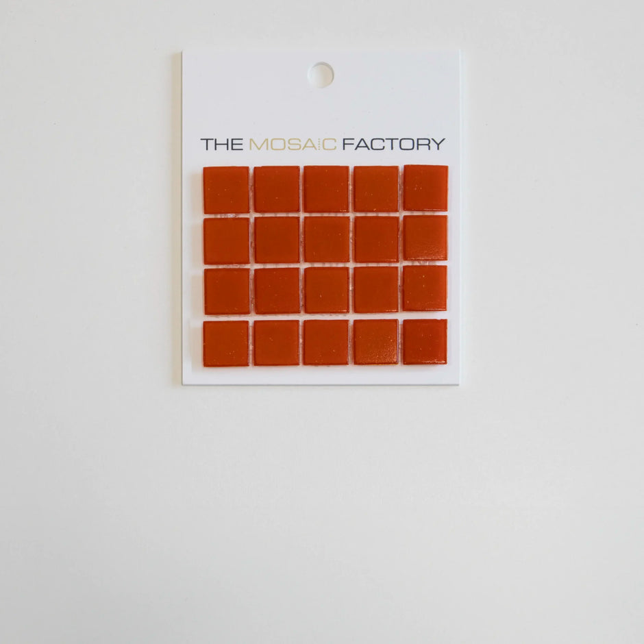 The Mosaic Factory Amsterdam Mozaiek Tegel Vierkant - Red Glas Basic 322x322 mm