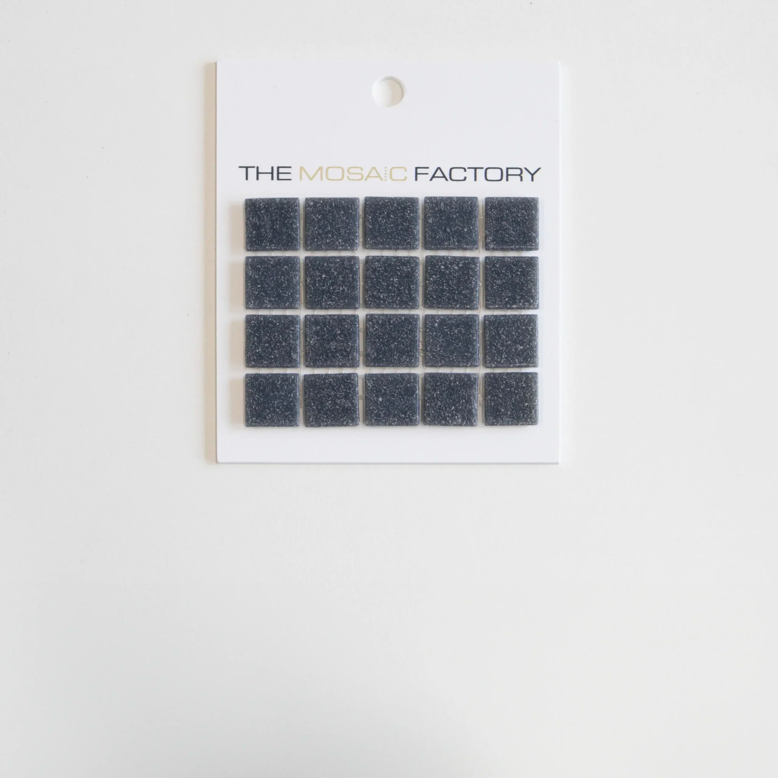 The Mosaic Factory Amsterdam Mozaiek Tegel Vierkant - Staal Grijs Glas Basic 322x322 mm