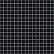 The Mosaic Factory Amsterdam Mozaiek Tegel Vierkant - Super Zwart Glas Basic 322x322 mm