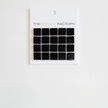 The Mosaic Factory Amsterdam Mozaiek Tegel Vierkant - Super Zwart Glas Basic 322x322 mm