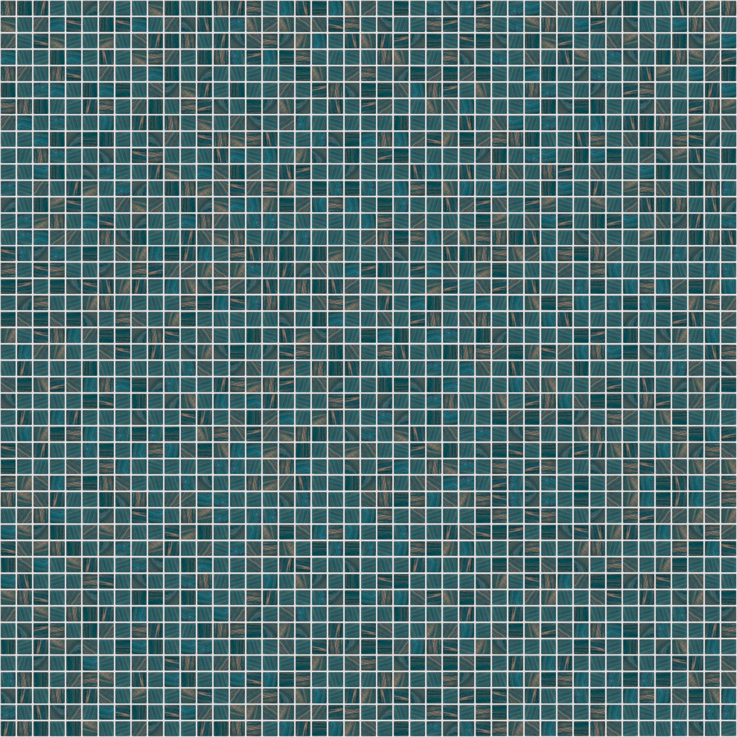 The Mosaic Factory Amsterdam Mozaiek Tegel Vierkant - Turquoise Glas Goud Serie 322x322 mm