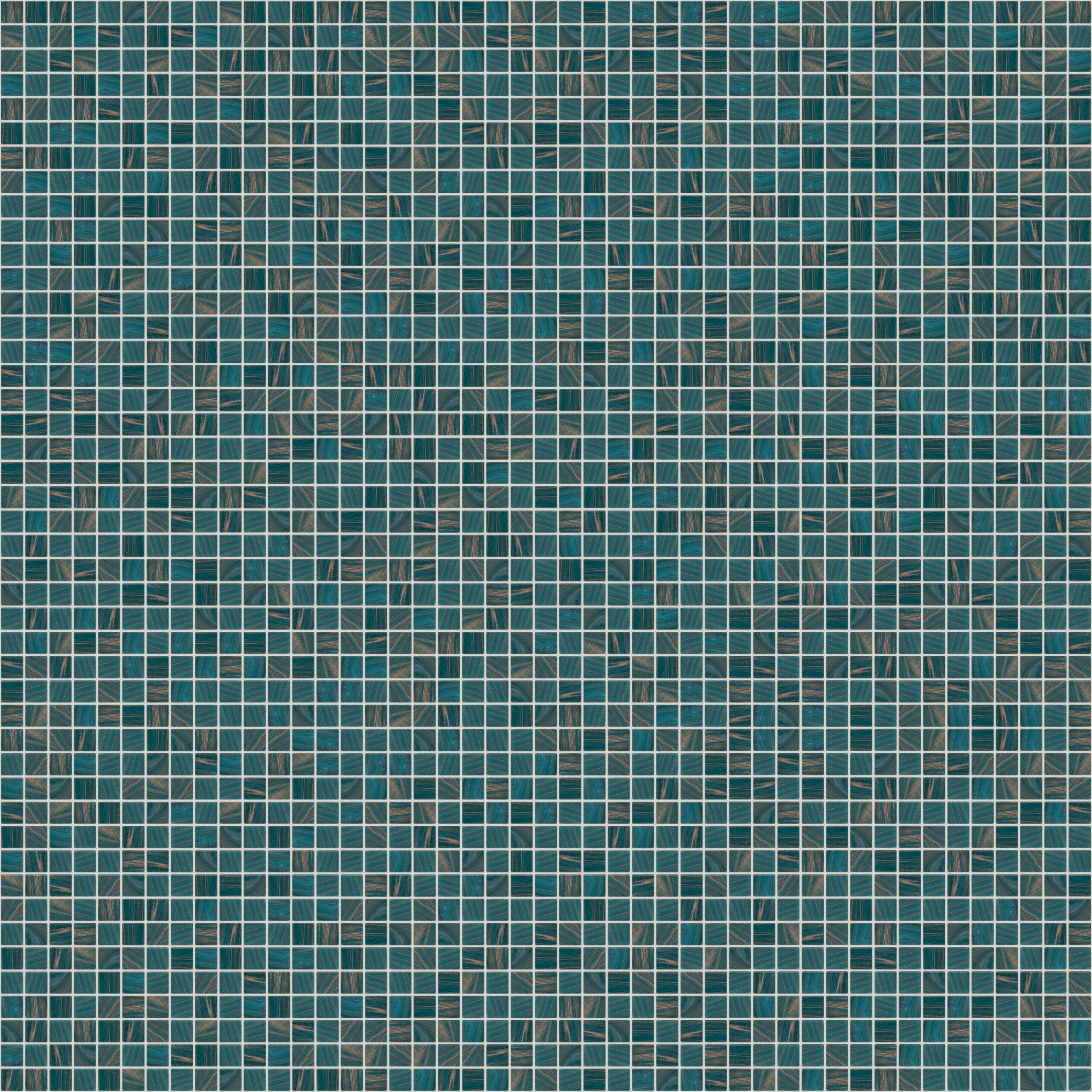 The Mosaic Factory Amsterdam Mozaiek Tegel Vierkant - Turquoise Glas Goud Serie 322x322 mm