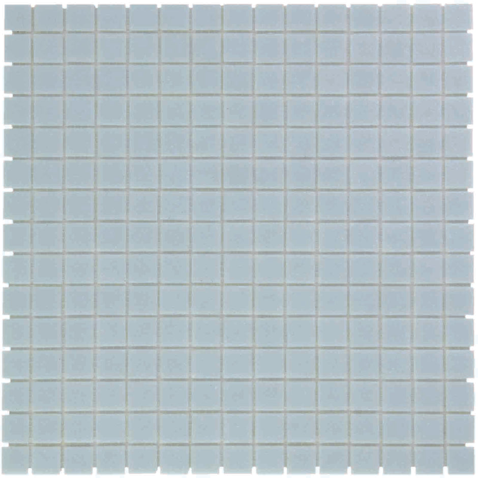The Mosaic Factory Amsterdam Mozaiek Tegel Vierkant - Ultra Licht Blauw Glas Basic 322x322 mm