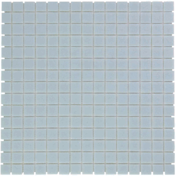 The Mosaic Factory Amsterdam Mozaiek Tegel Vierkant - Ultra Licht Blauw Glas Basic 322x322 mm