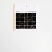 The Mosaic Factory Amsterdam Mozaiek Tegel Vierkant - Zwart Glas Goud Serie 322x322 mm