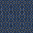The Mosaic Factory Barcelona Mozaiek Tegel Hexagon - Kobalt blauw met rand Porselein Geglazuurd 260x300 mm