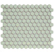 The Mosaic Factory Barcelona Mozaiek Tegel Hexagon - Licht groen met rand Porselein Geglazuurd 260x300 mm