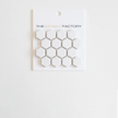 The Mosaic Factory Barcelona Mozaiek Tegel Hexagon - Wit Porselein Geglazuurd 260x300 mm