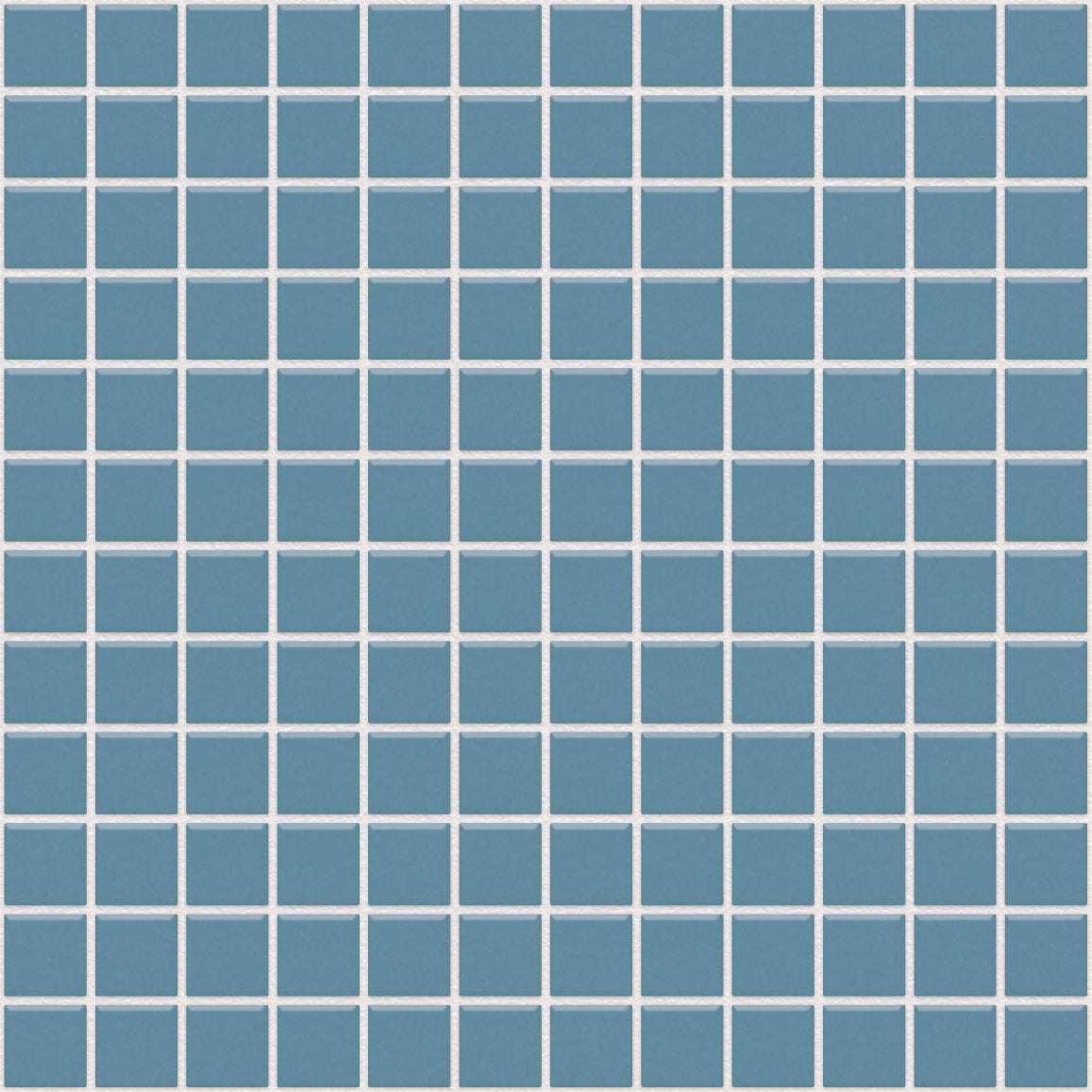 The Mosaic Factory Barcelona Mozaiek Tegel Vierkant - Blauw Porselein Geglazuurd 300x300 mm