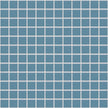 The Mosaic Factory Barcelona Mozaiek Tegel Vierkant - Blauw Porselein Geglazuurd 300x300 mm