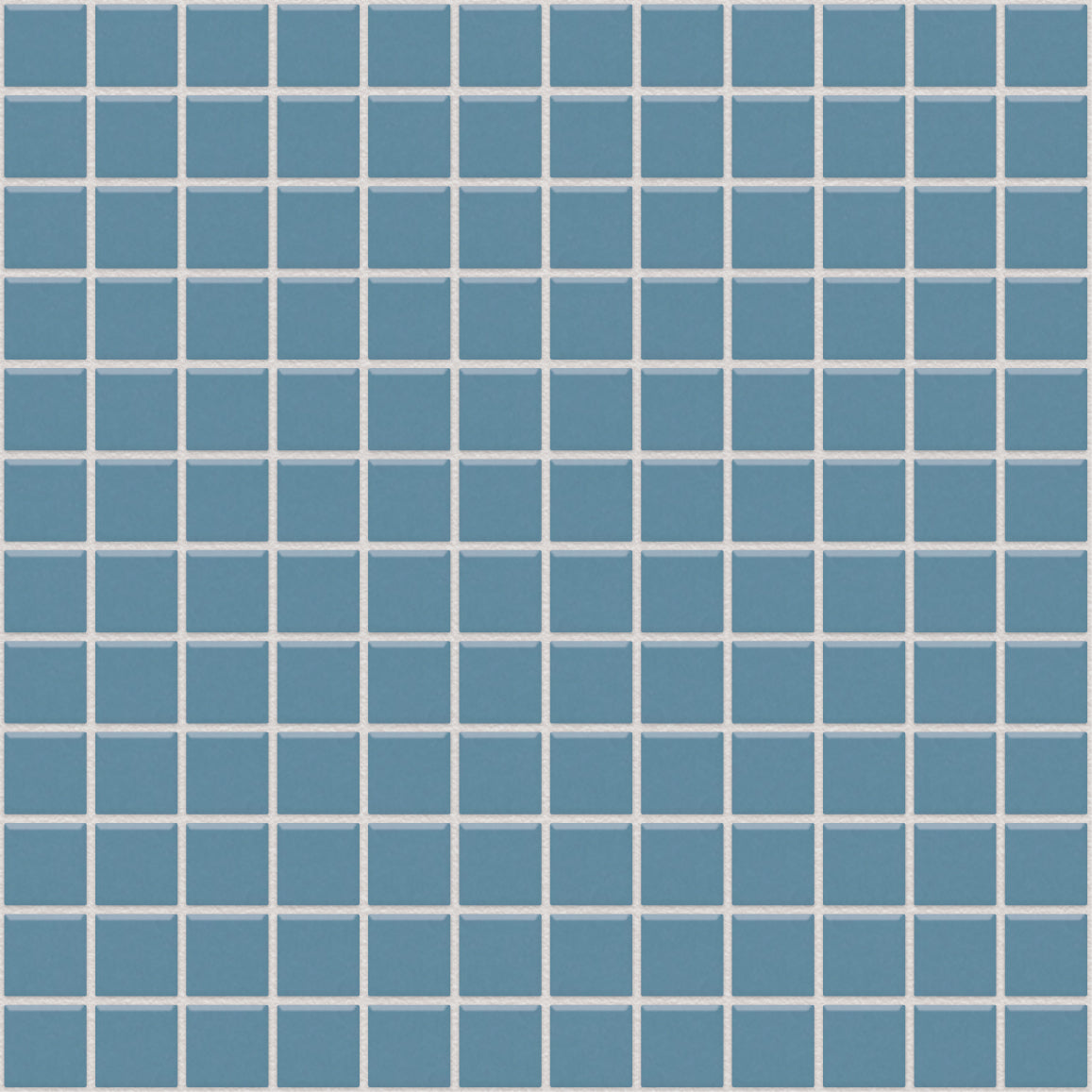 The Mosaic Factory Barcelona Mozaiek Tegel Vierkant - Blauw Porselein Geglazuurd 300x300 mm