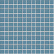 The Mosaic Factory Barcelona Mozaiek Tegel Vierkant - Blauw Porselein Geglazuurd 300x300 mm